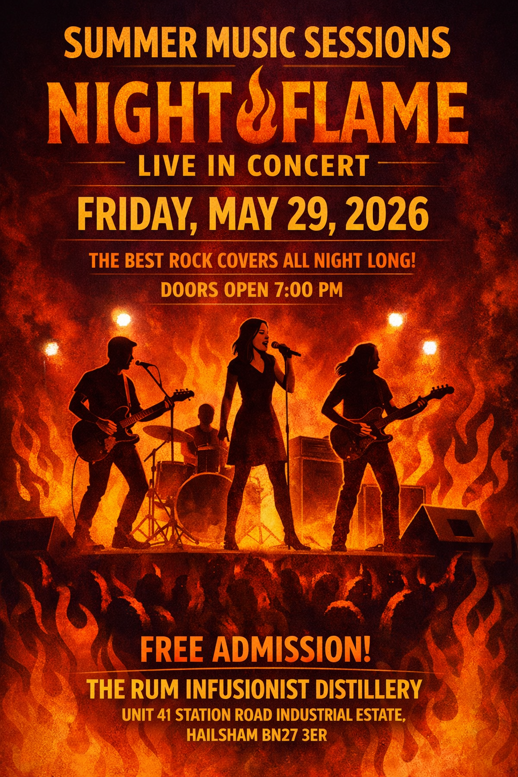 Night Flame — Live in Concert